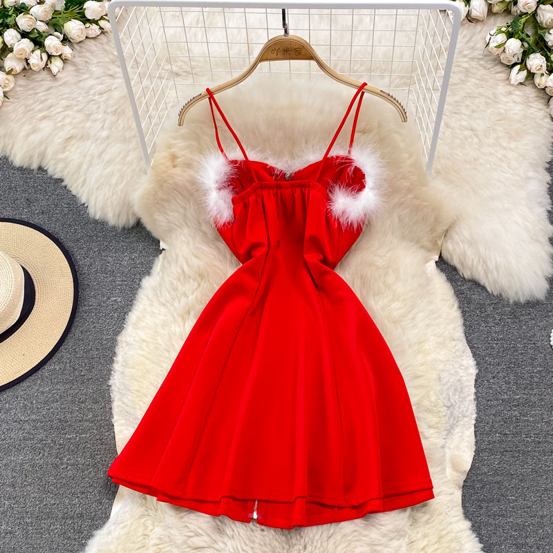 Cute A Line Christmas Dress HZ1023
