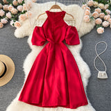 Simple A Line Off Shoulder Dress Fashion Dress HZ1023