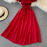 Cute A Line Off Shoulder Dress Short Dress HZ1023