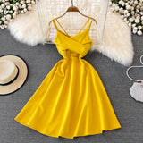 Cute V Neck Short Dress A Line Fashion Dress HZ1023
