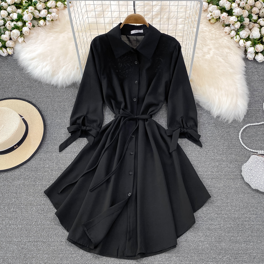Cute Chiffon Short A Line Dress Fashion Dress HZ1023