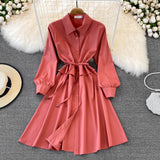 Cute A Line Shirt Dress Fashion Girl Dress HZ1023