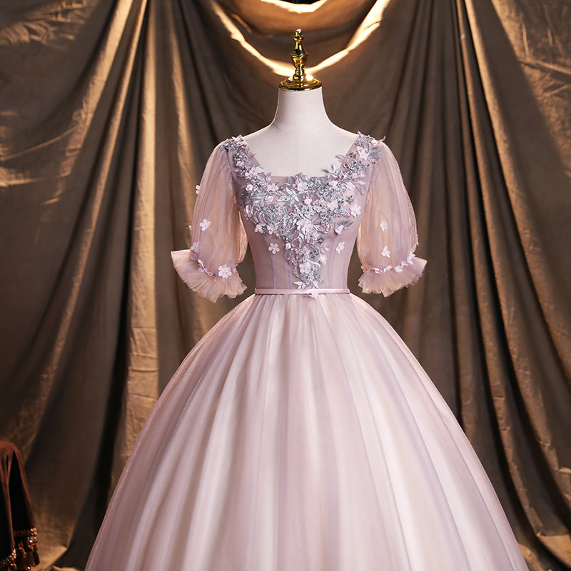 Cute lace long ball gown dress formal dress HZ1023