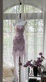 Purple Gorgeous Exquisite Beaded Lace Long Chiffon Homecoming Dress Prom Dress Evening Dress Wedding Party Dress Prom Dress Graduation Date Dress HZ1023