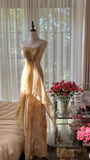 Light Color Elegant Fashion Long Chiffon Ball Gown Evening Dress Birthday/Holiday Party Dress Prom Dress HZ1023