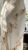 Ivory White Vintage Fashion One Shoulder Exquisite Beaded Long Chiffon Ball Gown Birthday Party Dress Cocktail Party Dress Evening Dress Prom Dress HZ1023