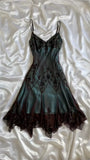 Turquoise Gorgeous Vintage Exquisite Beading Spaghetti Strap Long/Short Chiffon Ball Gown Evening Gown Party Dress Homecoming Dress HZ1023