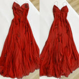 Blue Vintage Elegant V Neck Exquisite Embroidery Applique Beading Long Chiffon prom dress Evening Gown Party Dress HZ1023