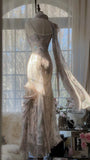 Pink Romantic Fashion Elegant Exquisite Beaded Spaghetti Straps Long Tulle Chiffon Ruffle Ball Gown Evening Dress Party Dress HZ1023