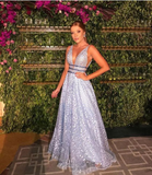 Most Popular V-neck Prom Dress HZ1023