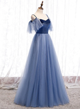 A-Line Champagne With White Lace Round Neckline Party Dress, Beautiufl Wedding Party Dresses HZ1023