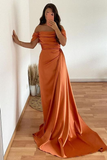 Strapless Off-The-Shoulder Mermaid Prom Dress With Ruffles Online HZ1023