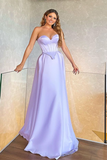 Glamorous Sweetheart Lilac Long Evening Dress Online HZ1023