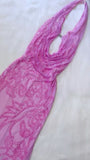 Pink Gorgeous Shiny Exquisite Strap Long Fashion Chiffon Ball Gown Evening Dress Party Dress HZ1023