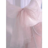 Pink Shiny Sweet A-Line Long Elegant Halter Neck Ball Gown Evening Dress HZ1023