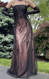 Blue/Grey Delicate Beaded Long Tulle Elegant Ball Gown Evening Dress Formal Birthday Party Dress Prom Dress HZ1023