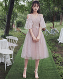 Cute tulle short prom dress party dress HZ1023