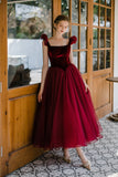 Pink/Red Cute A-line Long Prom Dress Evening Dress Graduation Party Dress HZ1023