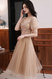Cute tulle short A line prom dress homecoming dress HZ1023
