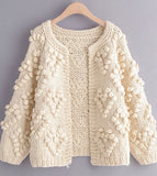 Sweater knitted cardigan jacket HZ1023