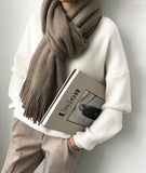 Simple v neck neck sweater long sleeve sweater HZ1023