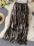 Shiny sequin wrapped hip dress HZ1023