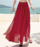 Stylish A line chiffon skirt women's skirt HZ1023