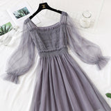 Super xiansen style thin mesh dress HZ1023
