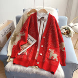 The new loose and foreign style is wearing a lazy top HZ1023