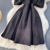 Simple A Line Off Shoulder Dress Fashion Dress HZ1023